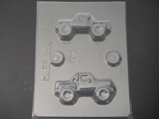 3006 4 x 4 Monster Truck  3D Car Chocolate Mold